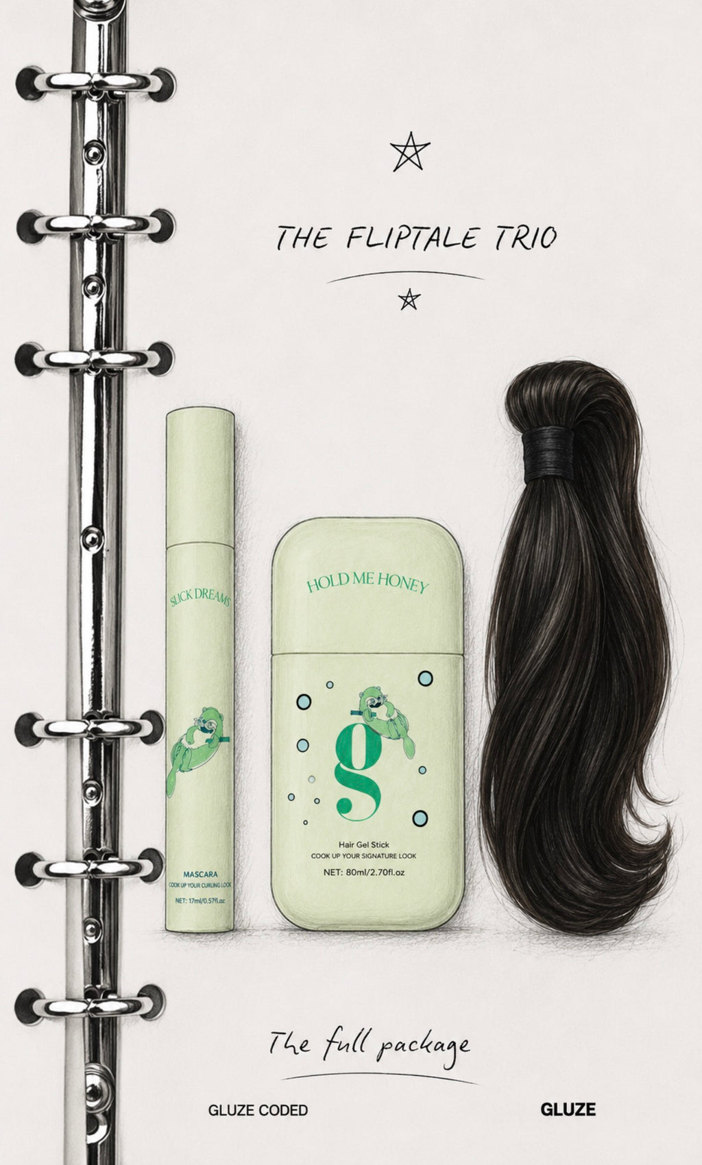 a ponytail extension kit