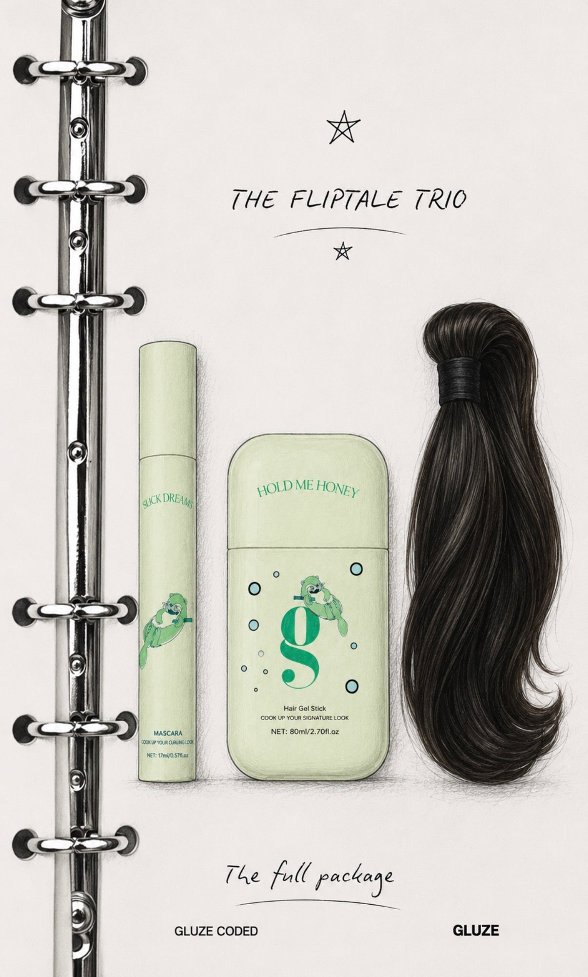 a ponytail extension kit