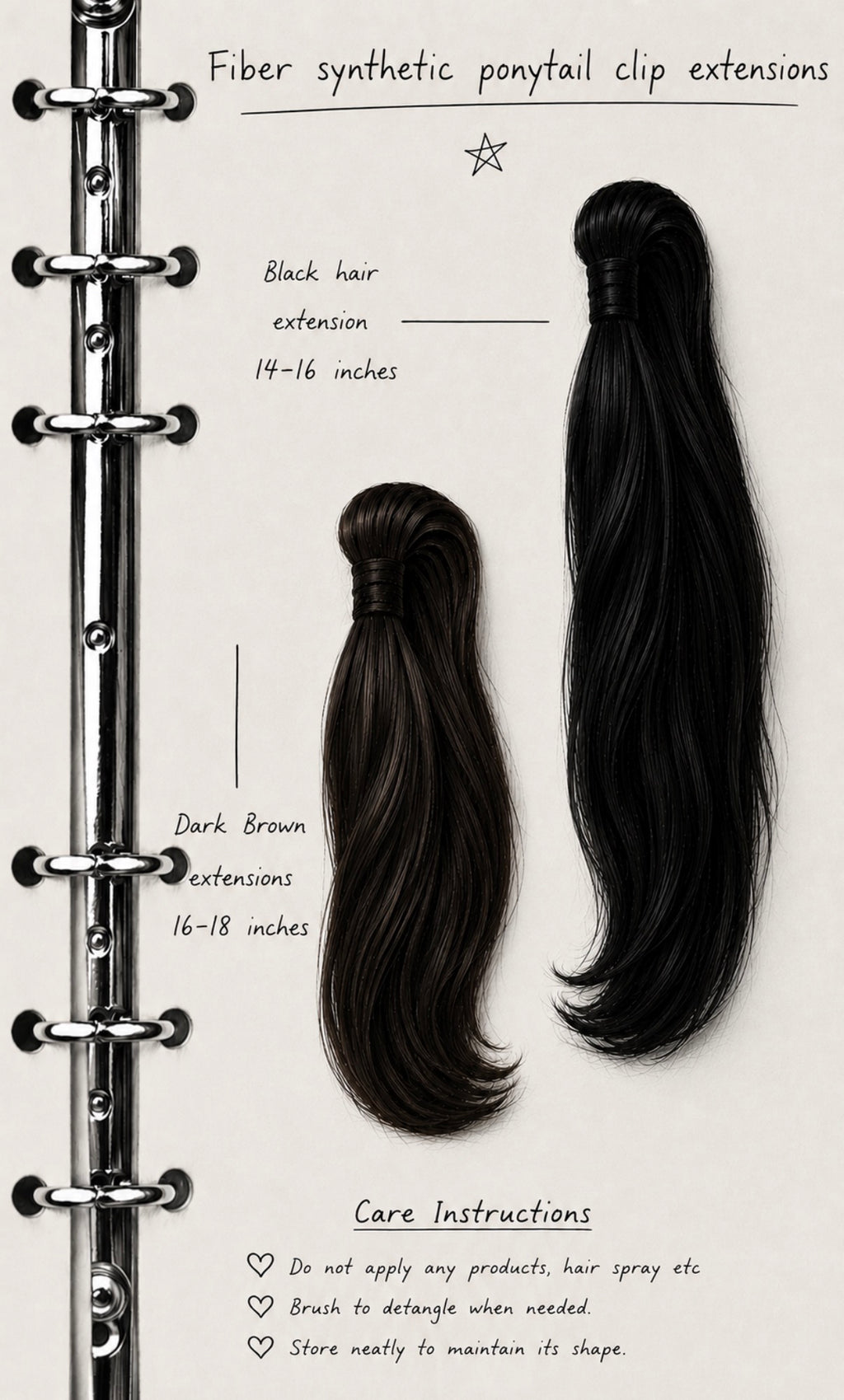 a ponytail extension kit