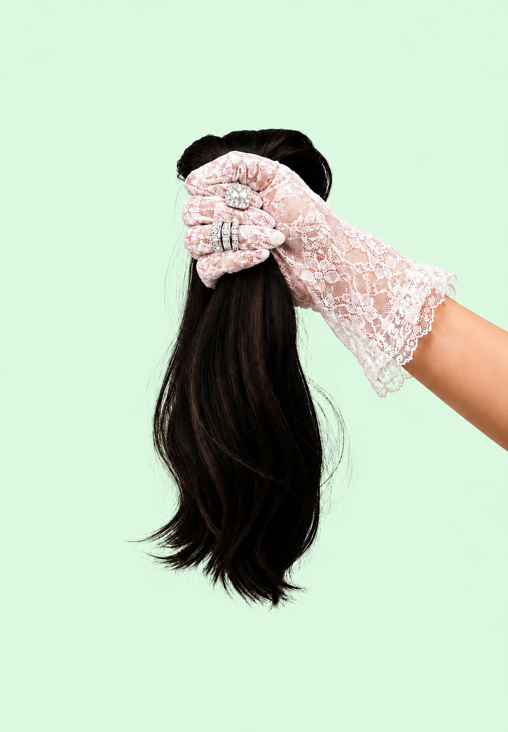 a ponytail extension kit
